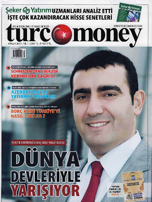 The cover topic of Turcomoney monthly journal of Economics and Finance Yavuz Eroğlu